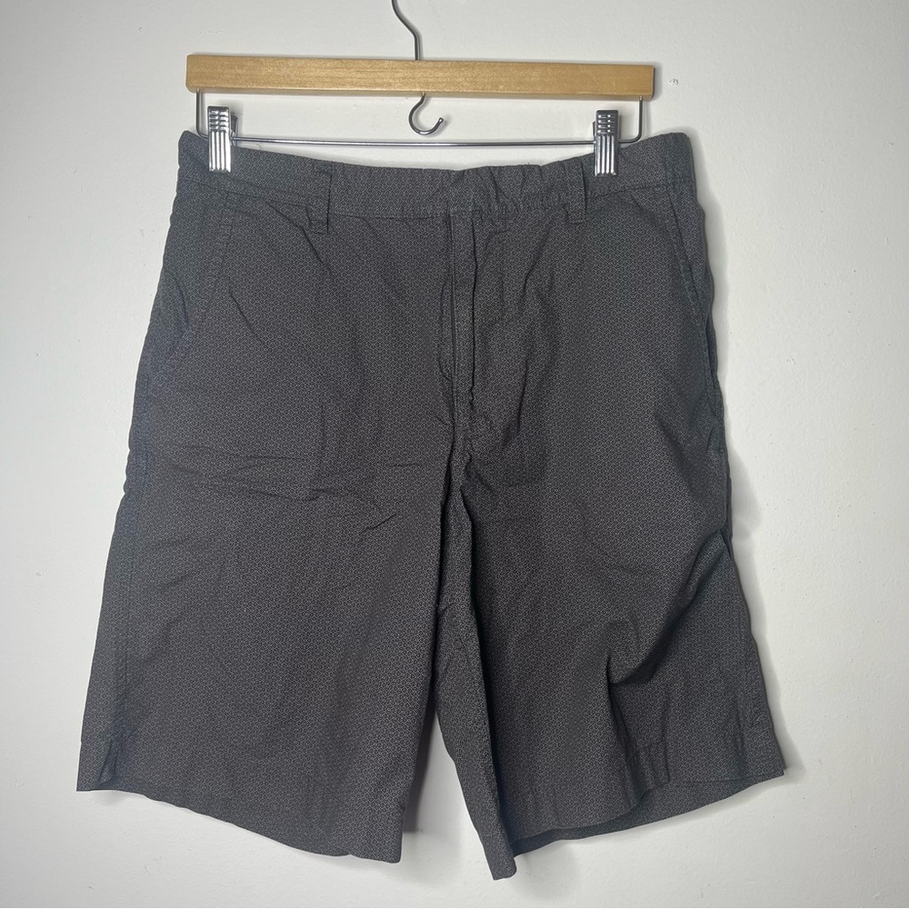 Banana Republic Aiden Short Men's Size 32 Gray Linen Cotton Blend
